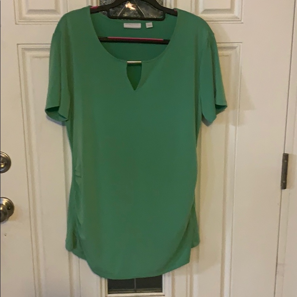 Pastel green blouse